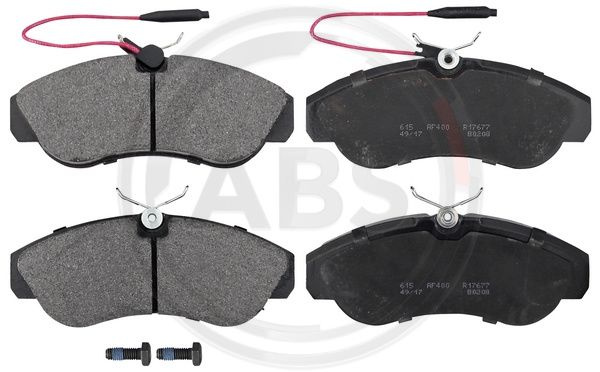 Set placute frana,frana disc punte fata (36884 ABS) Citroen,FIAT,PEUGEOT