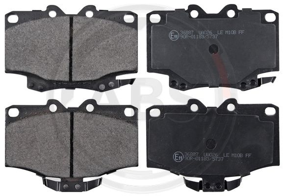 Set placute frana,frana disc punte fata (36887 ABS) TOYOTA