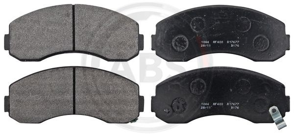 Set placute frana,frana disc punte fata (36948 ABS) ASIA MOTORS,KIA