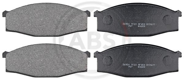 Set placute frana,frana disc punte fata (36954 ABS) NISSAN,SUBARU