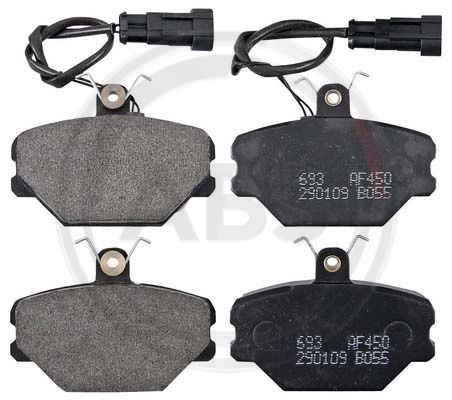 Set placute frana,frana disc punte fata (37001 ABS) FSO