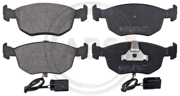 Set placute frana,frana disc punte fata (37004 ABS) FORD