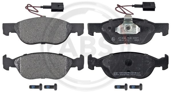Set placute frana,frana disc punte fata (37013 ABS) ALFA ROMEO,FIAT,LANCIA