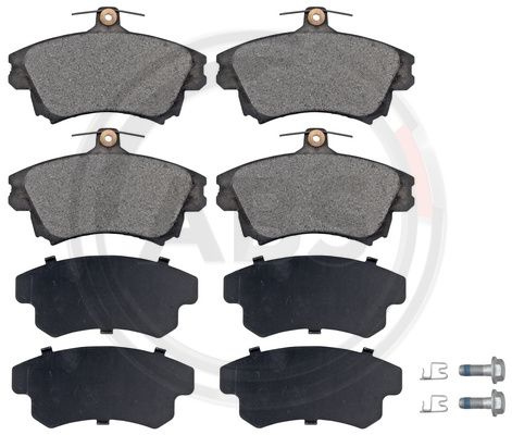 Set placute frana,frana disc punte fata (37020 ABS) MITSUBISHI,VOLVO