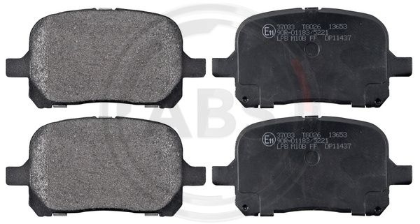 Set placute frana,frana disc punte fata (37033 ABS) LEXUS,TOYOTA