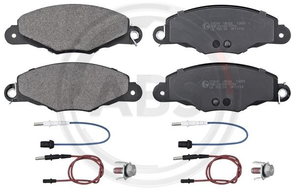 Set placute frana,frana disc punte fata (37039 ABS) Citroen,PEUGEOT