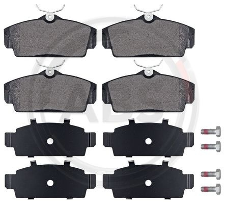 Set placute frana,frana disc punte fata (37046 ABS) NISSAN