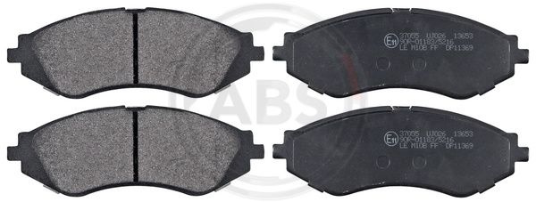 Set placute frana,frana disc punte fata (37055 ABS) CHEVROLET,DAEWOO