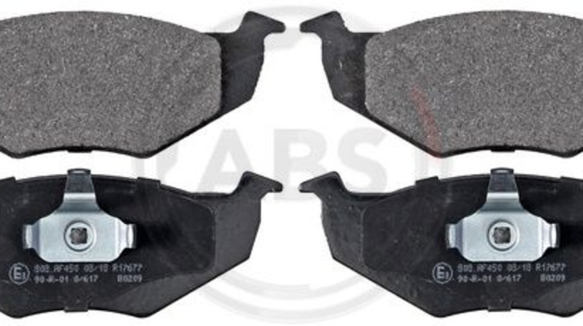 Set placute frana,frana disc punte fata (37092 ABS) SEAT,VW