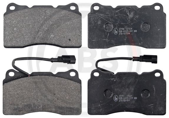 Set placute frana,frana disc punte fata (37106 ABS) ALFA ROMEO,LANCIA