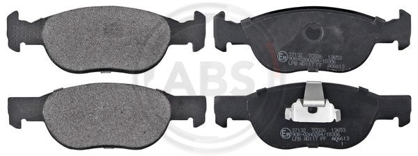 Set placute frana,frana disc punte fata (37132 ABS) FIAT,LANCIA