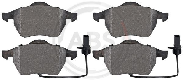 Set placute frana,frana disc punte fata (37156 ABS) AUDI,SEAT,SKODA,VW