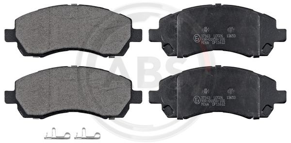 Set placute frana,frana disc punte fata (37163 ABS) SUBARU