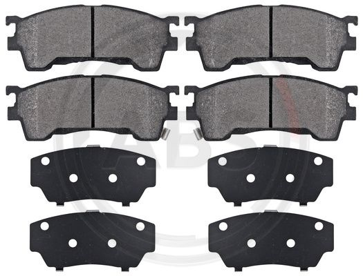 Set placute frana,frana disc punte fata (37187 ABS) FORD USA,MAZDA