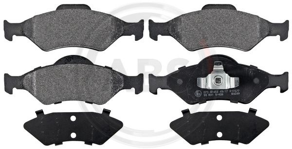 Set placute frana,frana disc punte fata (37196 ABS) FORD