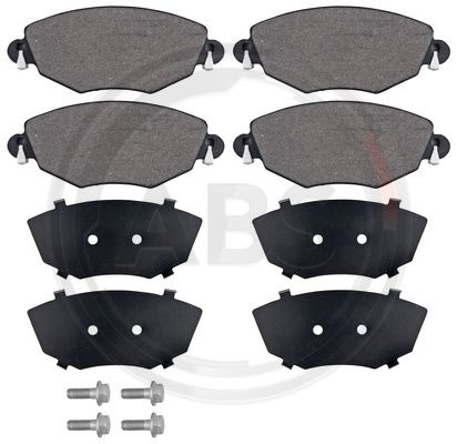 Set placute frana,frana disc punte fata (37215 ABS) FORD,JAGUAR