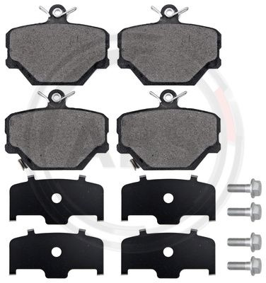 Set placute frana,frana disc punte fata (37220 ABS) SMART