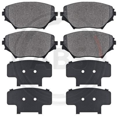Set placute frana,frana disc punte fata (37230 ABS) TOYOTA