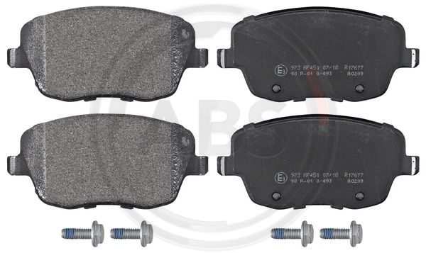 Set placute frana,frana disc punte fata (37241 ABS) SEAT,SKODA,VW