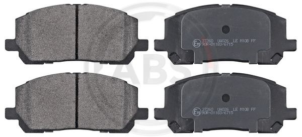 Set placute frana,frana disc punte fata (37260 ABS) LEXUS,TOYOTA