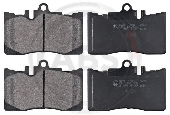 Set placute frana,frana disc punte fata (37261 ABS) LEXUS,TOYOTA