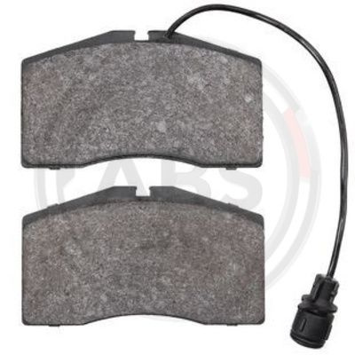 Set placute frana,frana disc punte fata (37266 ABS) AUDI