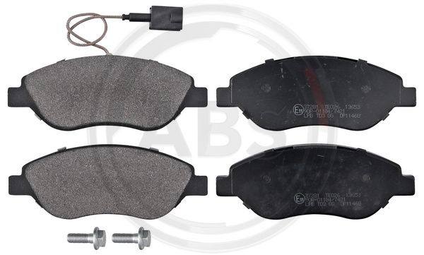 Set placute frana,frana disc punte fata (37281 ABS) ALFA ROMEO,FIAT,LANCIA