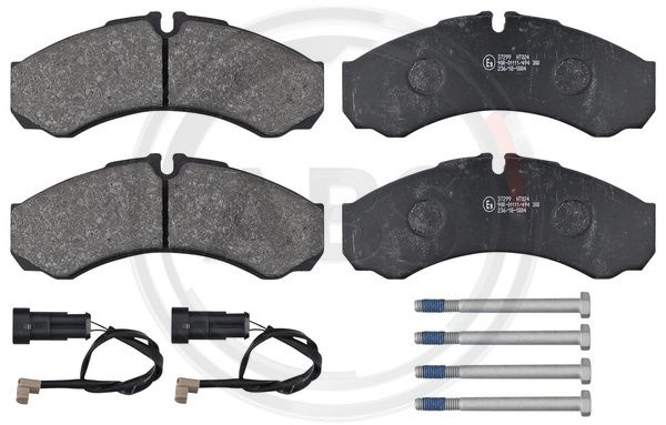 Set placute frana,frana disc punte fata (37299 ABS) IVECO