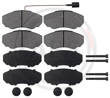 Set placute frana,frana disc punte fata (37331 ABS) Citroen,FIAT,PEUGEOT