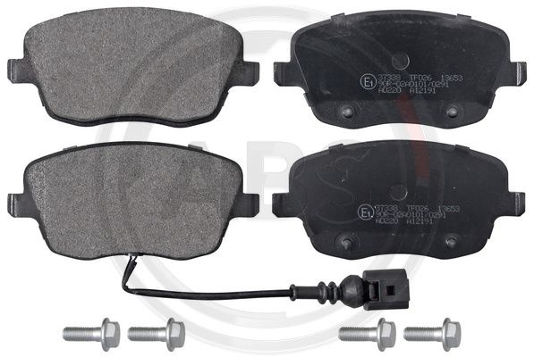 Set placute frana,frana disc punte fata (37338 ABS) SEAT,SKODA,VW