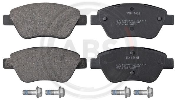 Set placute frana,frana disc punte fata (37360 ABS) FIAT