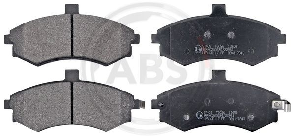 Set placute frana,frana disc punte fata (37403 ABS) HYUNDAI,KIA