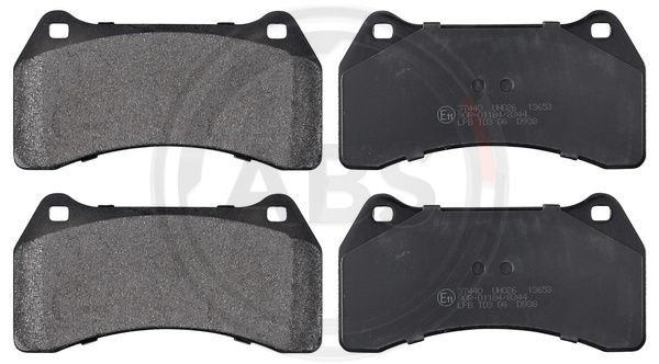 Set placute frana,frana disc punte fata (37440 ABS) JAGUAR,SEAT