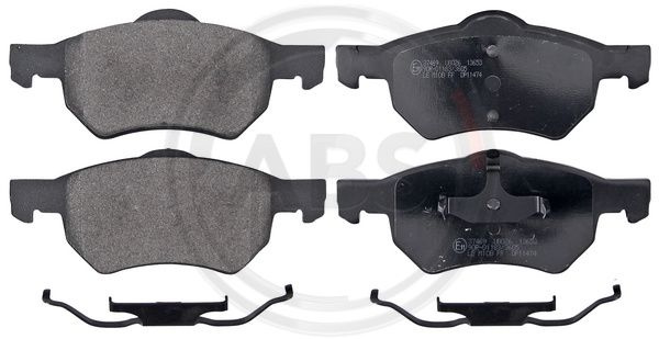 Set placute frana,frana disc punte fata (37469 ABS) CHRYSLER,DODGE