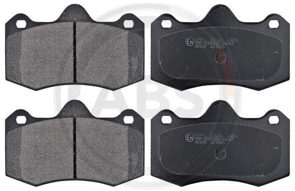 Set placute frana,frana disc punte fata (37471 ABS) RENAULT,SEAT