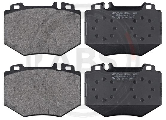 Set placute frana,frana disc punte fata (37480 ABS) MERCEDES-BENZ