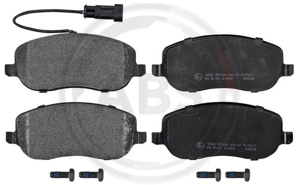 Set placute frana,frana disc punte fata (37495 ABS) FIAT