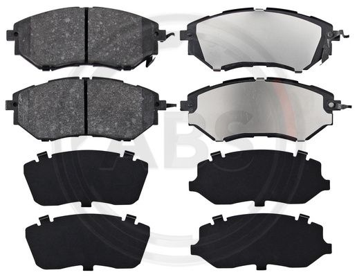 Set placute frana,frana disc punte fata (37502 ABS) SUBARU