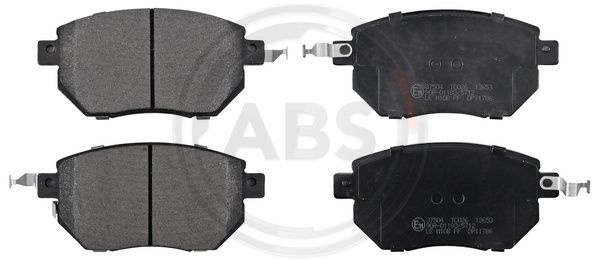 Set placute frana,frana disc punte fata (37504 ABS) INFINITI,NISSAN