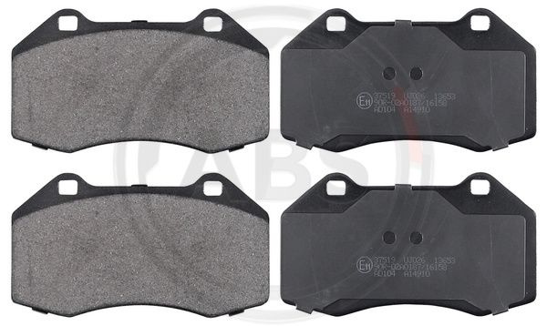 Set placute frana,frana disc punte fata (37519 ABS) RENAULT