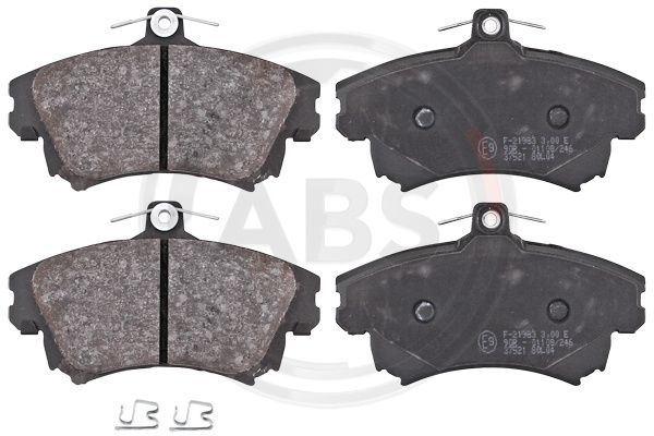 Set placute frana,frana disc punte fata (37521 ABS) MITSUBISHI,SMART