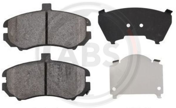 Set placute frana,frana disc punte fata (37524 ABS) HYUNDAI
