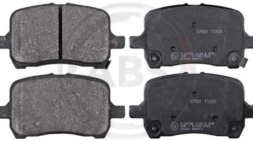 Set placute frana,frana disc punte fata (37581 ABS) CHEVROLET,OPEL