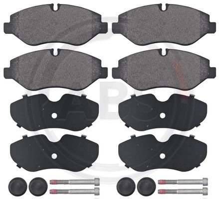 Set placute frana,frana disc punte fata (37633 ABS) IVECO