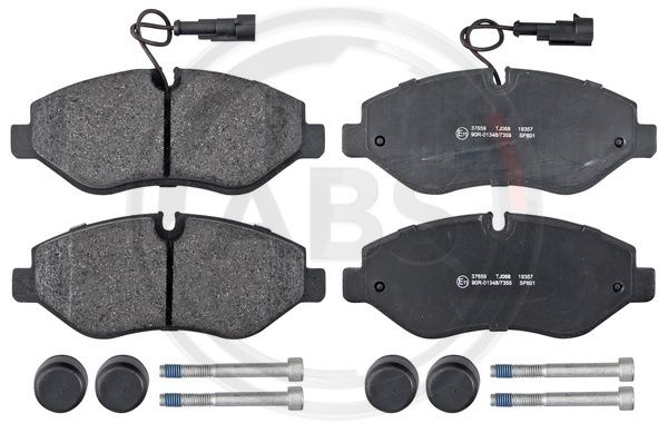 Set placute frana,frana disc punte fata (37659 ABS) NISSAN,RENAULT TRUCKS