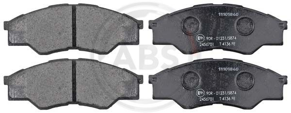 Set placute frana,frana disc punte fata (37684 ABS) TOYOTA