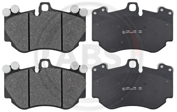 Set placute frana,frana disc punte fata (37693 ABS) PORSCHE