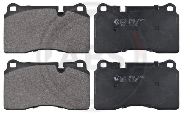 Set placute frana,frana disc punte fata (37712 ABS) LAND ROVER