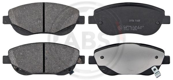 Set placute frana,frana disc punte fata (37736 ABS) TOYOTA