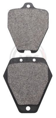 Set placute frana,frana disc punte fata (37757 ABS) AUDI